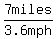 7miles%2F%223.6+mph%22