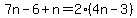 7n-6%2Bn=2%284n-3%29