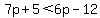 7p%2B5%3C6p-12