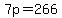 7p=266