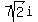 7sqrt%282%29i
