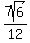 7sqrt%286%29%2F12