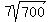 7sqrt%28700%29