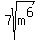 7sqrt%28m%5E6%29