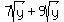 7sqrt%28y%29%2B9sqrt%28y%29