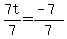 7t%2F7=%28-7%29%2F7