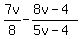 7v%2F8-%288v-4%29%2F%285v-4%29