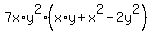 7x%2Ay%5E2%2A%28x%2Ay+%2B+x%5E2+-+2y%5E2%29