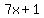 7x%2B1%29=0