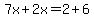 7x%2B2x=2%2B6