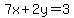 7x%2B2y=3