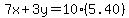 7x%2B3y=10%285.40%29