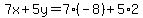 7x%2B5y=7%28-8%29%2B5%2A2