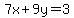 7x%2B9y=3