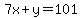 7x%2By=101
