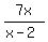 7x%2F%28x-2%29