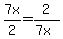 7x%2F2=2%2F%287x%29