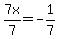 7x%2F7=-1%2F7