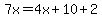 7x=4x%2B10%2B2
