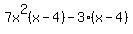 7x%5E2%28x-4%29-3%28x-4%29