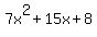 7x%5E2%2B15x%2B8