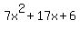 7x%5E2%2B17x%2B6