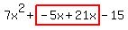 7x%5E2%2Bhighlight%28-5x%2B21x%29-15