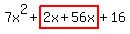 7x%5E2%2Bhighlight%282x%2B56x%29%2B16