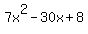 7x%5E2+-+30x+%2B+8