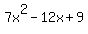 7x%5E2-12x%2B9