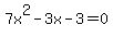 7x%5E2-3x-3=0