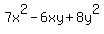 7x%5E2-6xy%2B8y%5E2