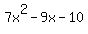 7x%5E2-9x-10