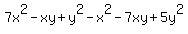 7x%5E2-xy%2By%5E2-x%5E2-7xy%2B5y%5E2