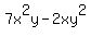 7x%5E2y-2xy%5E2