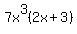 7x%5E3%282x%2B3%29