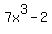 7x%5E3-2