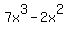 7x%5E3-2x%5E2