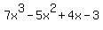 7x%5E3-5x%5E2%2B4x-3