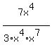 7x%5E4%2F%283%2Ax%5E4%2Ax%5E7%29