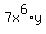 7x%5E6%2Ay