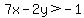 7x-2y%3E-1