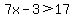 7x-3%3E17