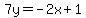 7y=-2x%2B1