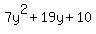7y%5E2%2B19y%2B10