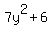 7y%5E2+%2B+6