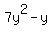 7y%5E2+-y+