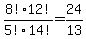 8%2112%21%2F5%2114%21=24%2F13