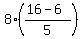 8%28%2816+-+6%29%2F5%29