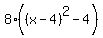8%28%28x-4%29%5E2-4%5B%22%22%5D%29
